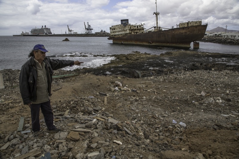 La casa de Cristín se encontraba ubicada justo en este espacio.